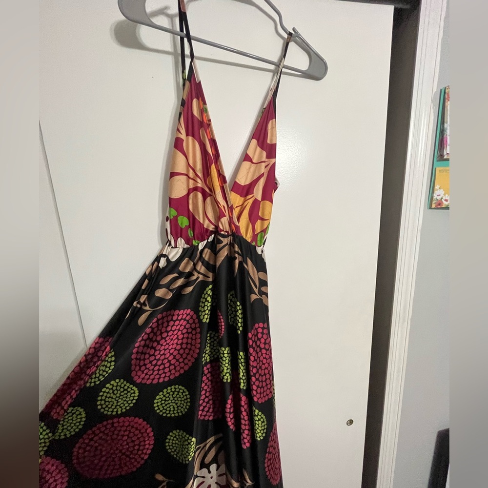 Multi printed maxi dress